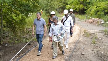 Avanza la construcción del Paseo de la Laguna de Rocha en Esteban Echeverría