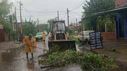 esteban echeverria: continuan los trabajos en los barrios afectados por las intensas lluvias