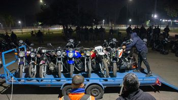 Almirante Brown: realizaron operativo de prevención de picadas y secuestraron decenas de motos