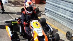 almirante brown: una joven de 13 anos competira en una copa de karting en italia