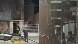 Grave incendio de una vivienda en Lomas: una persona intoxicada