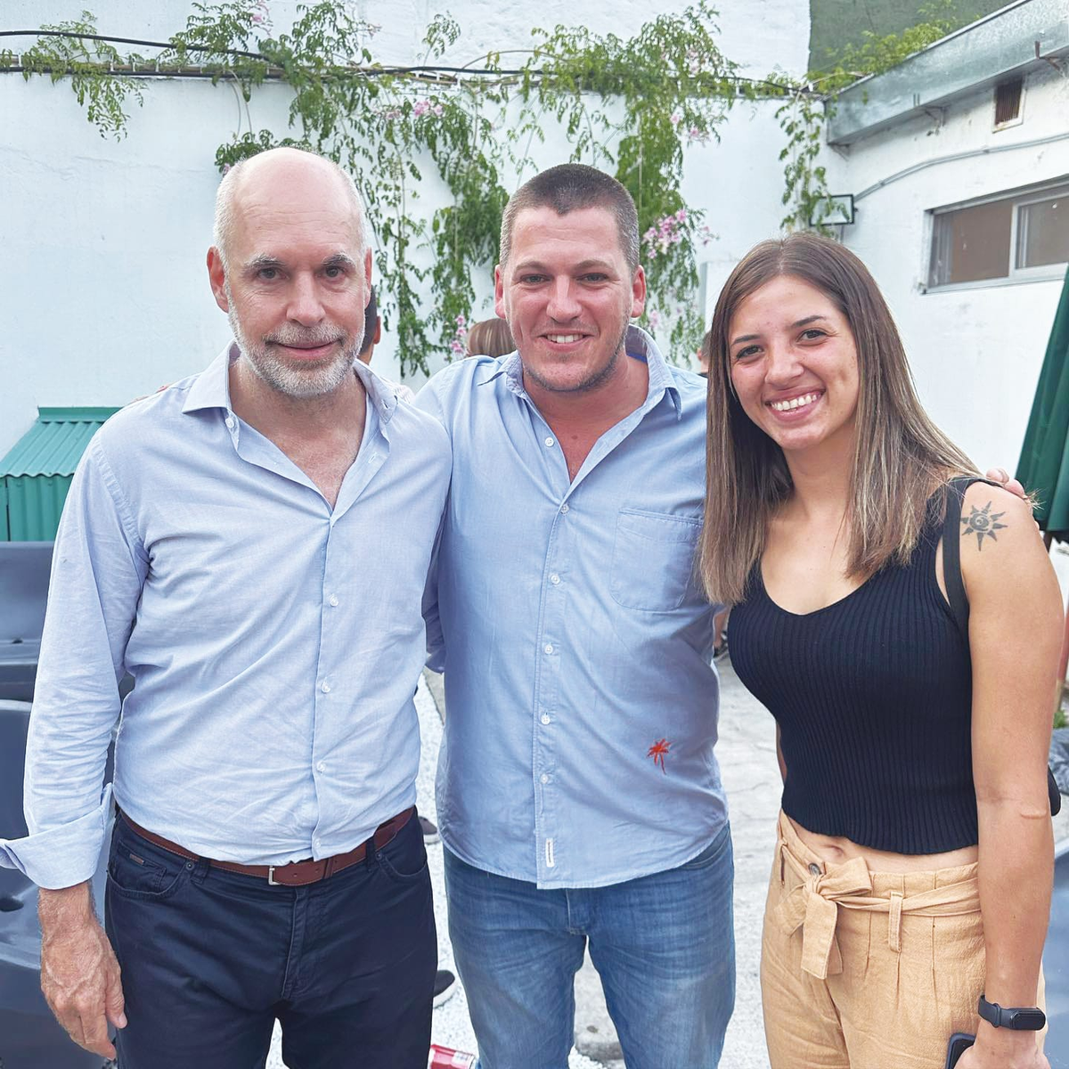 Federico “Pola” Tomazín es referente de Larreta y Santilli en San Vicente.