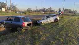 ruta 58: nuevo choque de dos autos en la entrada a san vicente