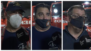El sacrificio de los bomberos en San Vicente: El físico se expone al extremo