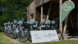 laguna de san vicente: habilitaron 40 ecobicis para recorrer la reserva natural