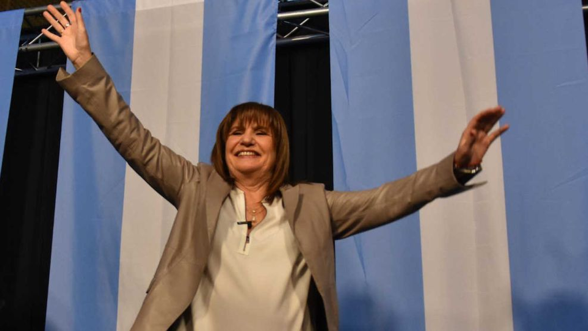 Patricia Bullrich, precandidata de Juntos por el Cambio.