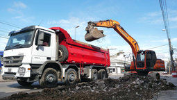avanzan con obras de mejora integral de camino de cintura en san martin