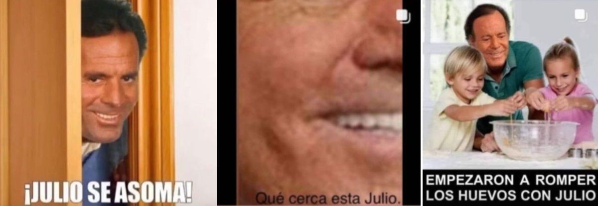 Julio Iglesias, el generador de memes en el mes de julio