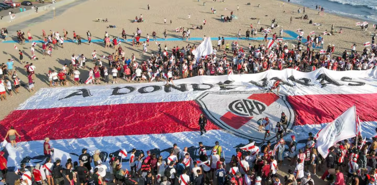 La pasión de la hinchada de River en destinos complicados para llegar en Estados Unidos.