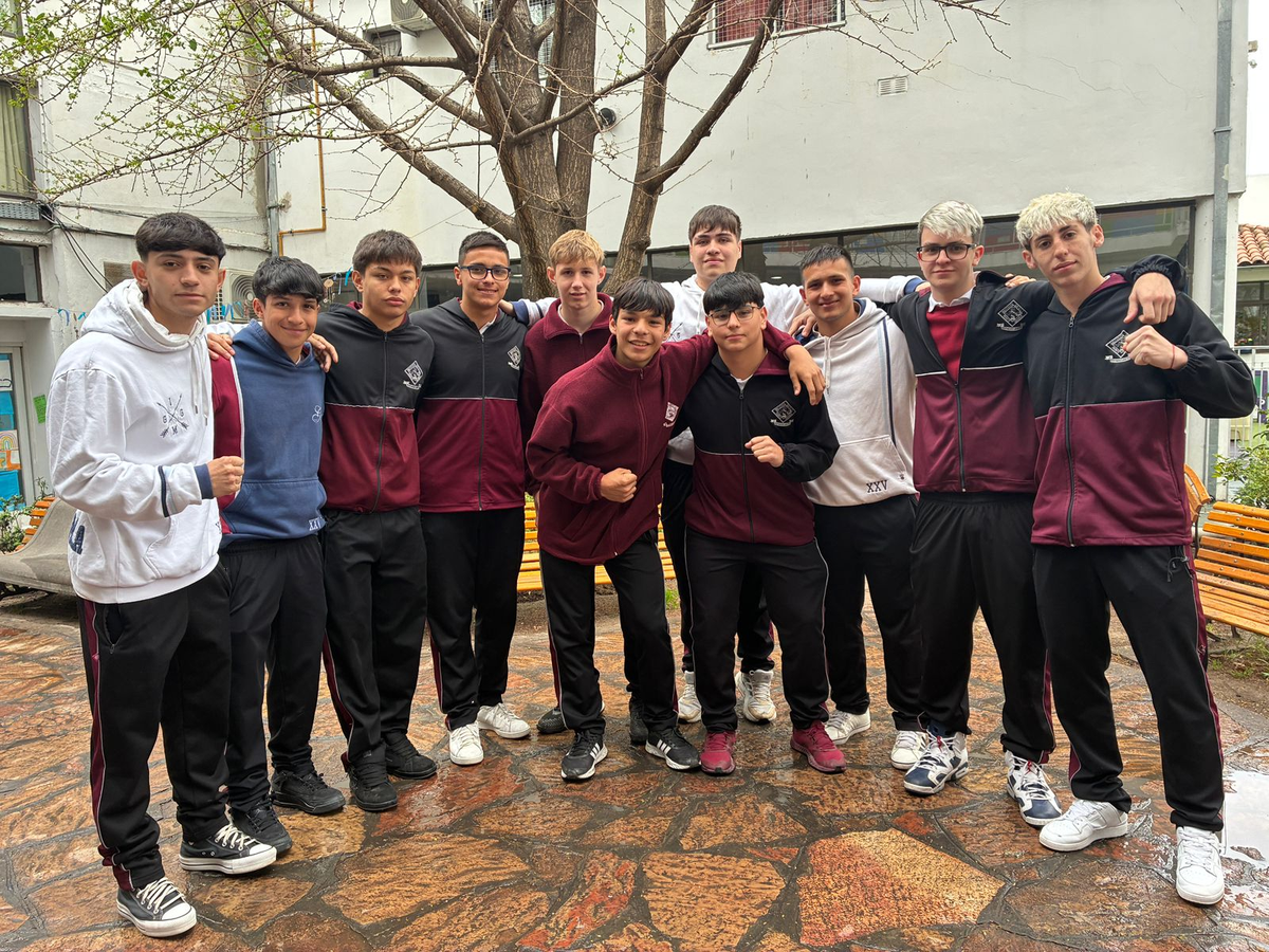 Los chicos de la categoría Sub 18.