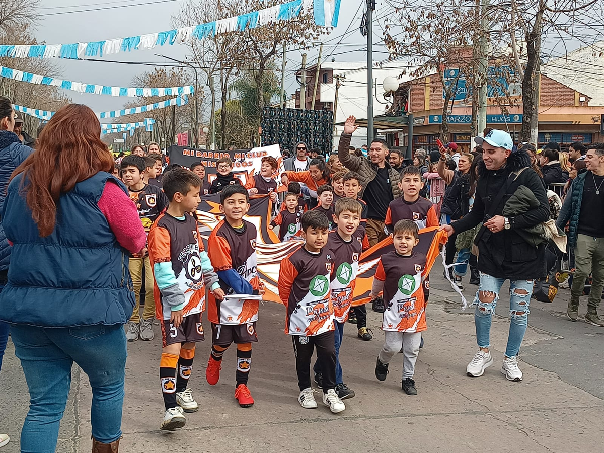 Una gran cantidad de instituciones participaron del desfile.