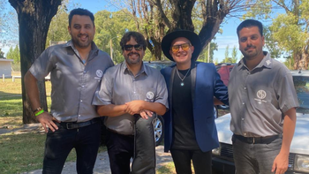 La banda de Monte Grande que dejó su huella en el Festival de Doma y Folclore de Olavarría