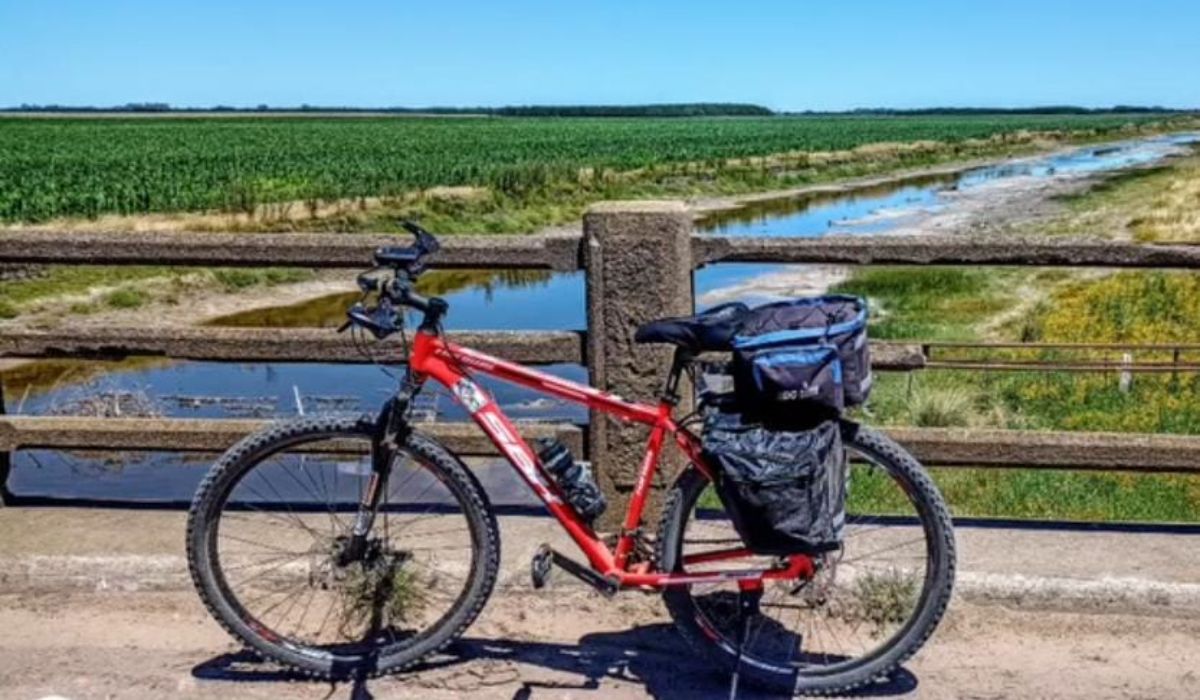 El ciclista era cartero en Ezeiza.