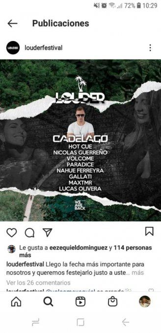 Fiesta clandestina "Louder Festival " en Monte Grande