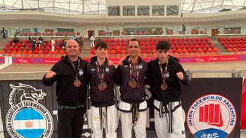 Guernica tiene cuatro nuevos campeones sudamericanos en taekwondo: Fue un evento muy exigente