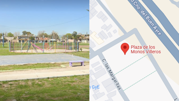 Polémica en Ezeiza: nombraron en Maps como Plaza de los monos villeros a un espacio público