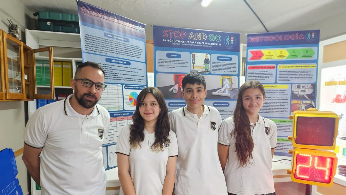 Alumnos del Colegio San Agustín presentan proyecto tecnológico
