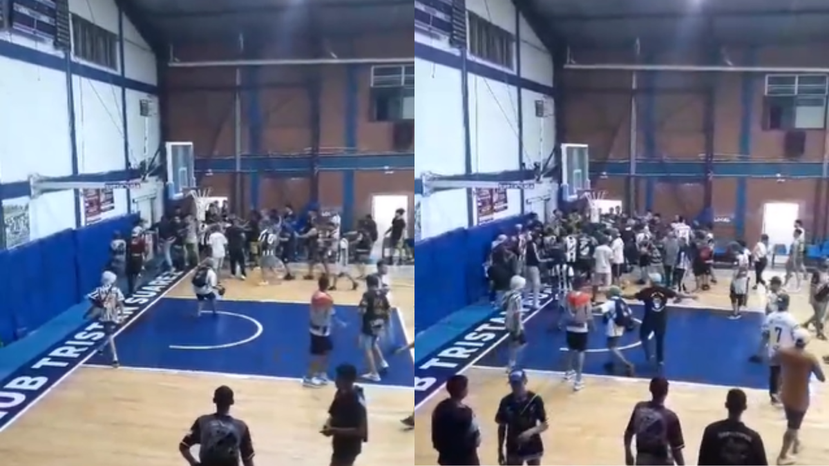 Batalla campal en un partido de básquet en Tristán Suárez: heridos y detenidos