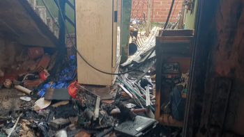 Voraz incendio en una vivienda de Lomas de Zamora tras falla en una estufa