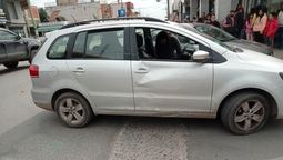 fuerte choque en almirante brown: una persona herida