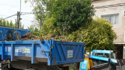 fuertes tormentas en lomas: intensifican tareas de limpieza tras lluvias extremas