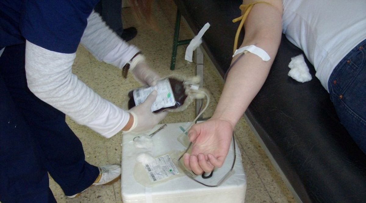 Voluntarios participan en una de las colectas de sangre organizadas por el Club Eca de Temperley junto al Hospital Garrahan. Voluntarios participan en una de las colectas de sangre organizadas por el Club Eca de Temperley junto al Hospital Garrahan.