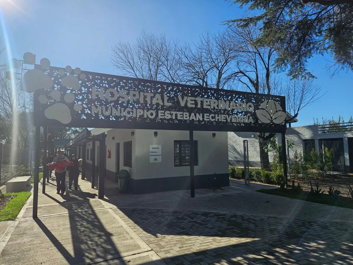 El Hospital Veterinario de Esteban Echeverría se inauguró la semana pasada.