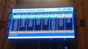 Demoras en el Tren Roca por colisión con persona en Longchamps