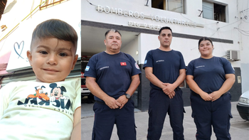 9 de Abril: el testimonio de los Bomberos que salvaron a un nene que llegó asfixiado al destacamento