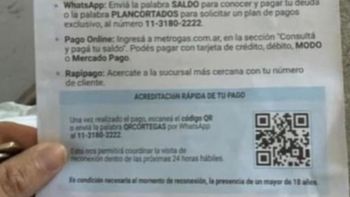 Alertan por una estafa en la que se hacen pasar por MetroGas y roban datos bancarios