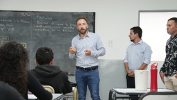 lomas: federico otermin visito la secundaria n°47 de san jose tras obras de ampliacion y renovacion