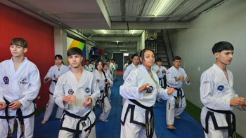 28 jóvenes de Monte Grande se preparan para competir en el Mundial de Taekwondo