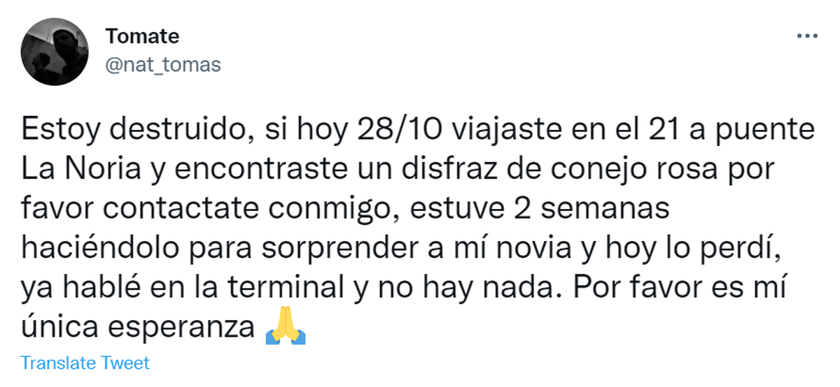El posteo se hizo viral, con más de 33 mil likes.