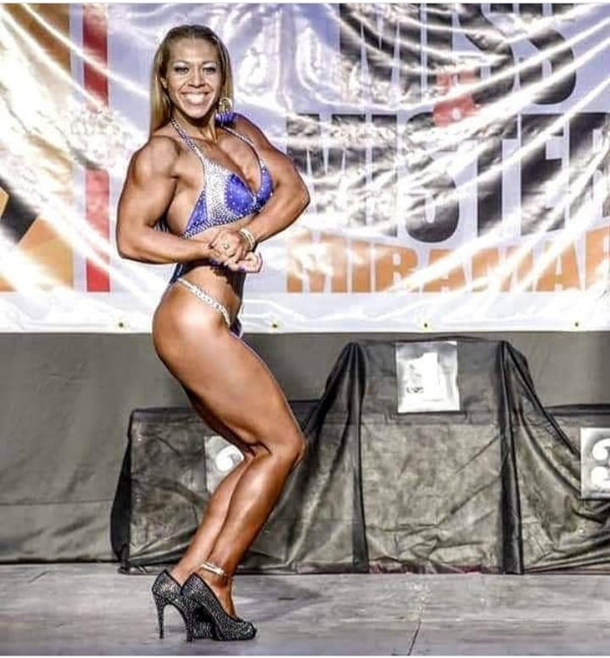 Carolina fue Campeona Argentina de Powerlifting 8 veces.