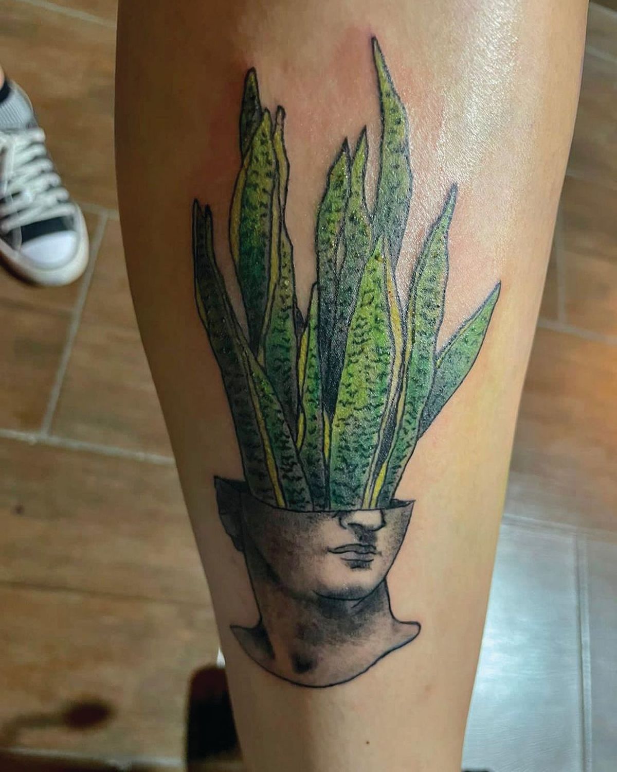 Un tatuaje realizado por González.