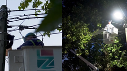 lomas de zamora: reparan luminarias en banfield