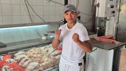 es carnicero en glew y suena con ser campeon mundial de boxeo: quiero traerle el cinturon a mi papa