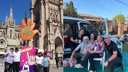 peregrinacion a lujan desde san vicente: con la parroquia van mas de 180 vecinos