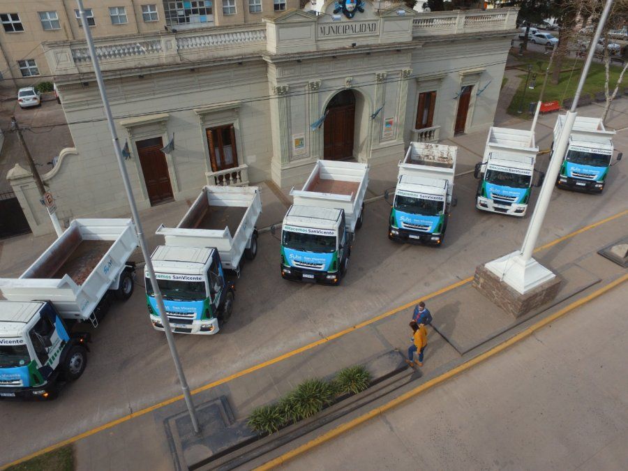 El Municipio de San Vicente suma 6 camiones nuevos