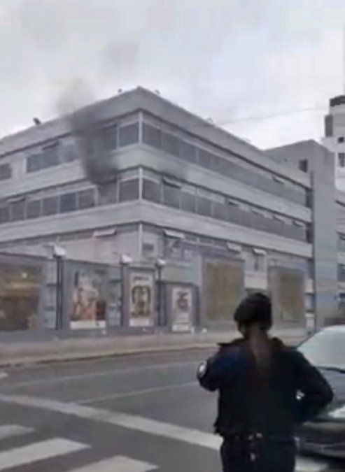 Incendio en el Concejo Deliberante de Lomas de Zamora.