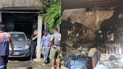 lomas: dos dotaciones de bomberos trabajaron para controlar el incendio de una vivienda