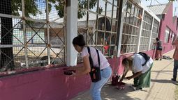 Almirante Brown: realizaron jornadas de refacción y mantenimiento en escuelas antes del inicio de clases