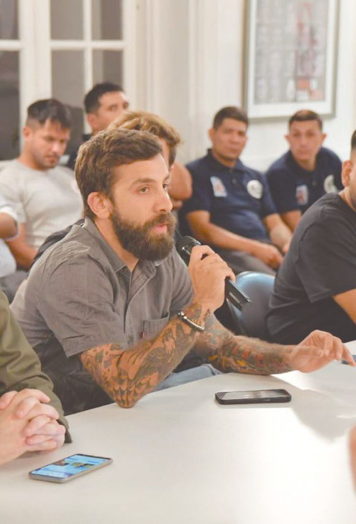 Franco Nervegna, secretario de Juventud de la Unión del Personal Superior y Profesional de Empresas Aerocomerciales (UPSA).   