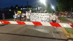 monte grande: familiares de dos jovenes fallecidos en un accidente cortaron las vias y reclaman a la justicia