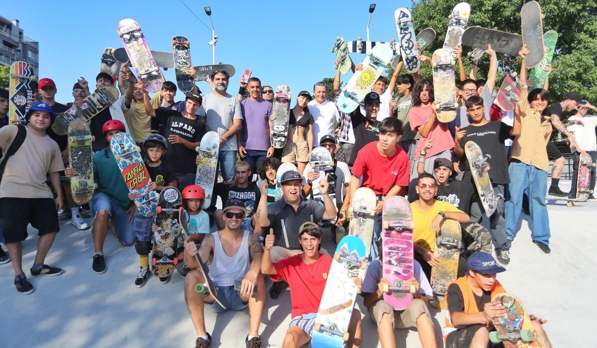 Monte Grande: inauguraron el skatepark de la plaza Aráoz Alfaro