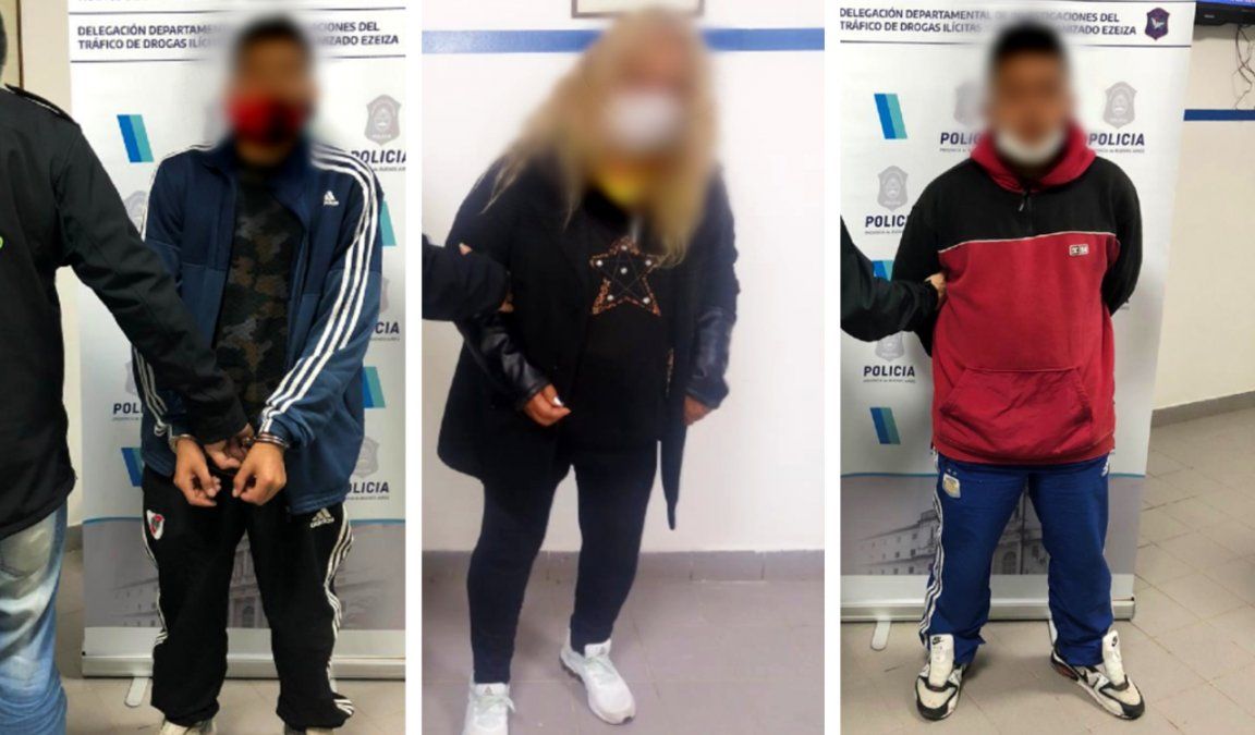 Detenidos. La Delegaci&oacute;n Antinarcotr&aacute;fico de Esteban Echeverr&iacute;a captur&oacute; a otra banda narco en El Jag&uuml;el.&nbsp;