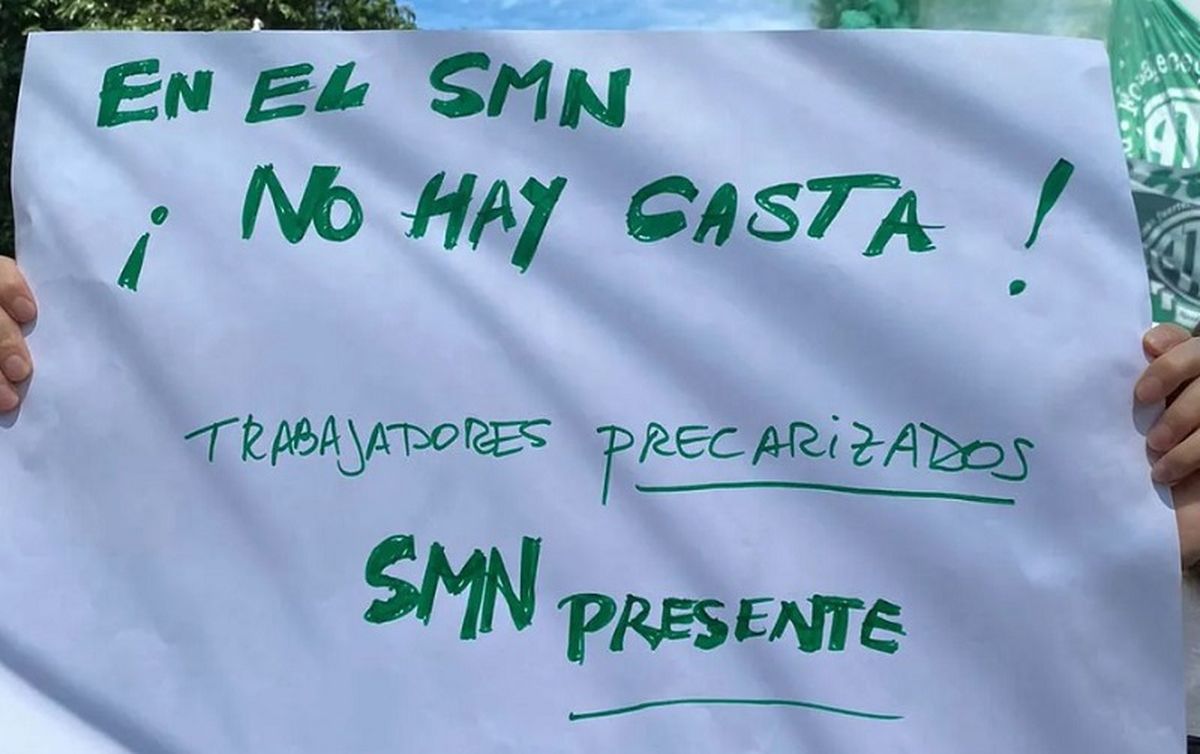 El conflicto en el SMN incluye reclamos por reducción de personal y advertencias sobre el impacto en la calidad del servicio meteorológico. El conflicto en el SMN incluye reclamos por reducción de personal y advertencias sobre el impacto en la calidad del servicio meteorológico.