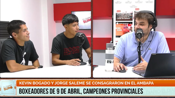 Dos boxeadores de 9 de Abril, campeones provinciales: 