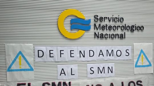 Conflicto en el Servicio Meteorológico Nacional por 240 despidos