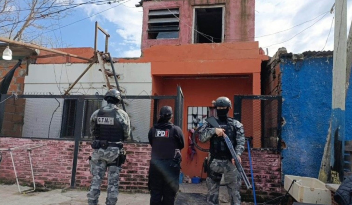 La casa de Temperley donde ocurrió el hecho en 2017. 
